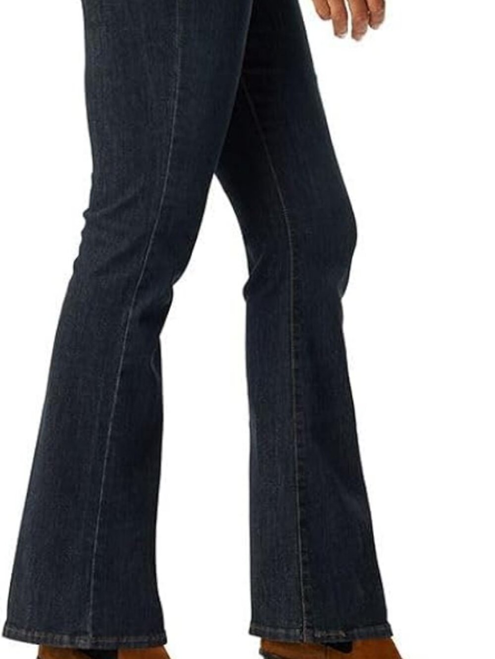Levi's Signature Boot Cut Jeans size 12L Mid Rise Medium/Dark Wash Flared